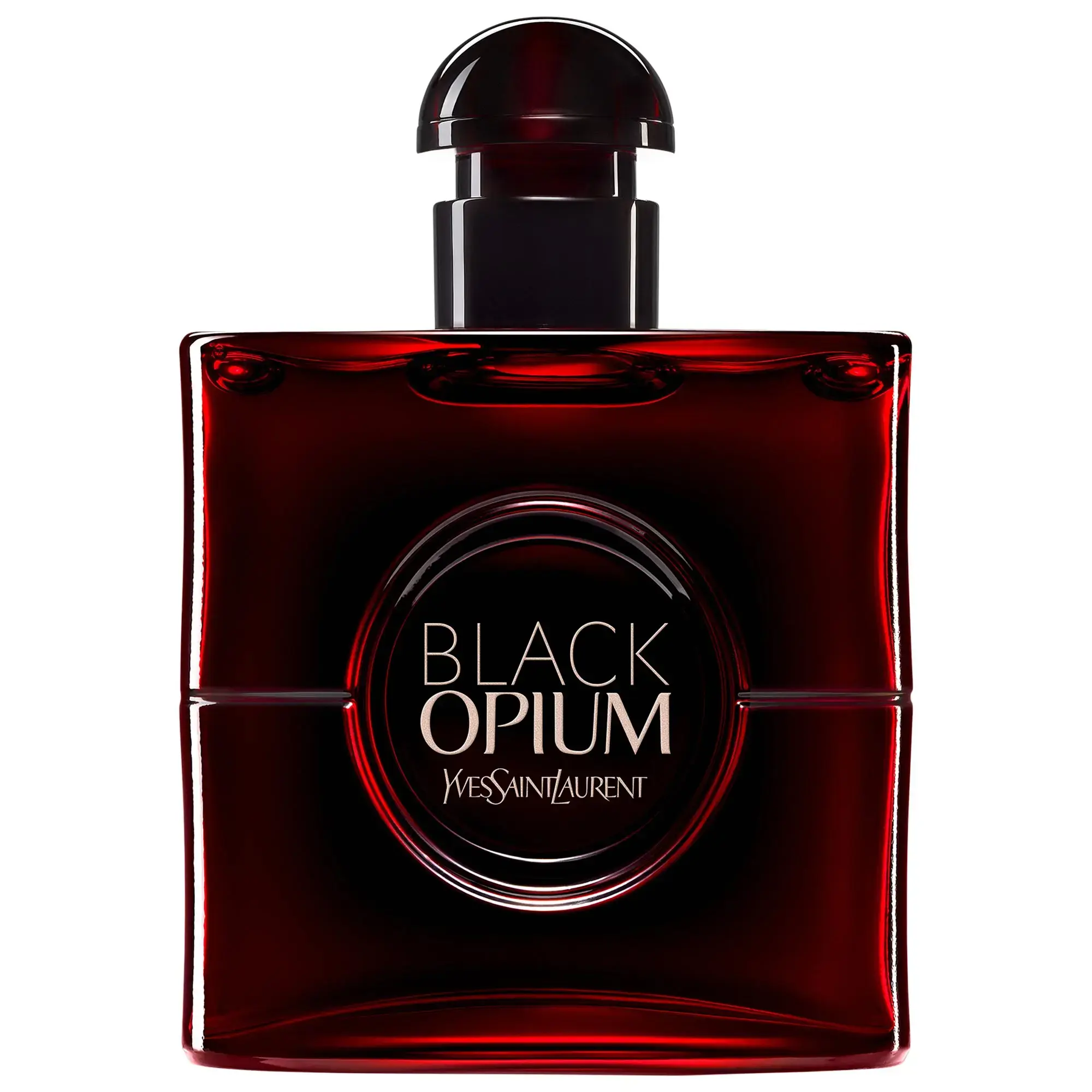 Yves Saint Laurent Black Opium Eau de Parfum Over Red