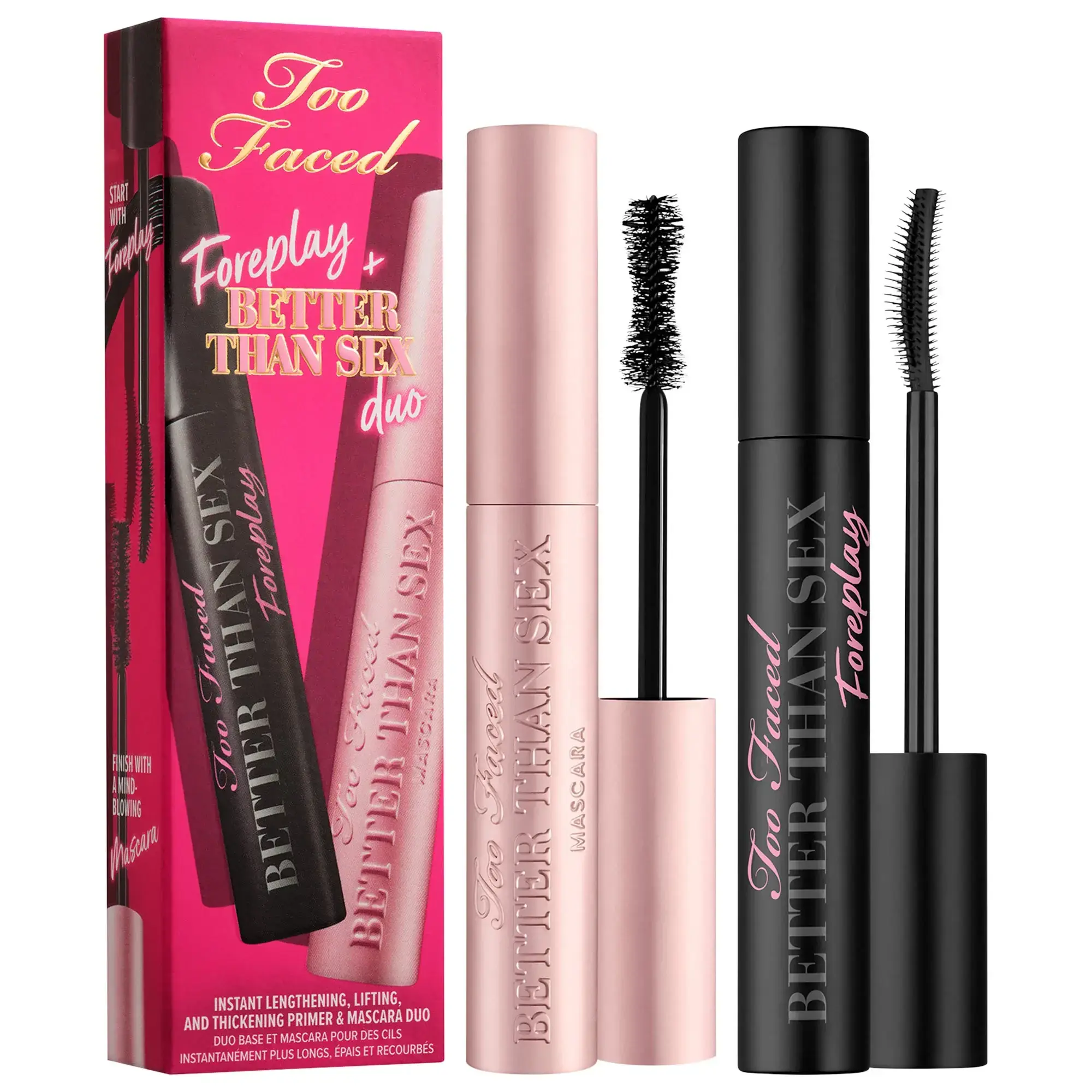 Too Faced Foreplay + Better Than Sex Primer & Mascara Duo