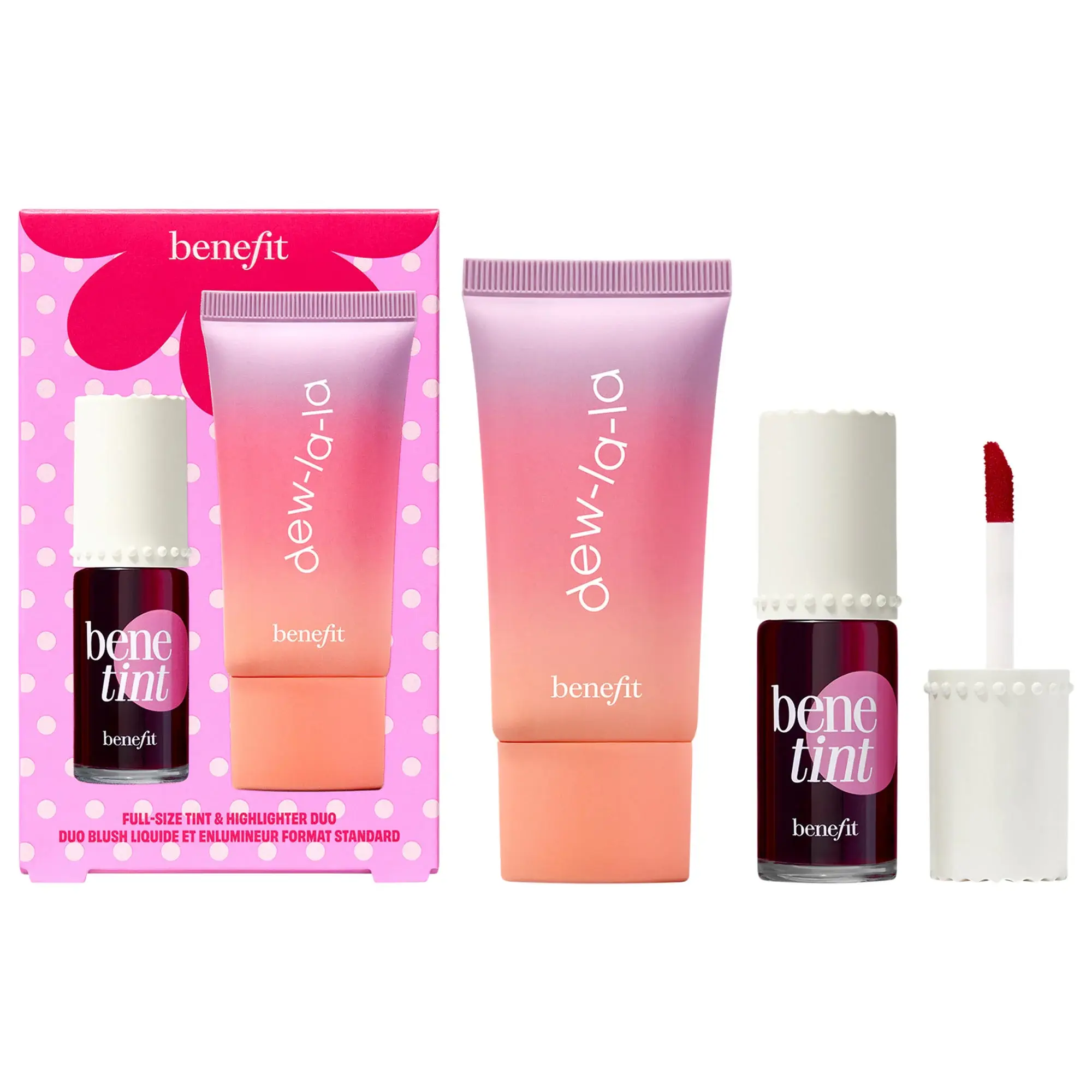 Benefit Cosmetics Benetint & Dew La La Liquid Highlighter Gift Set