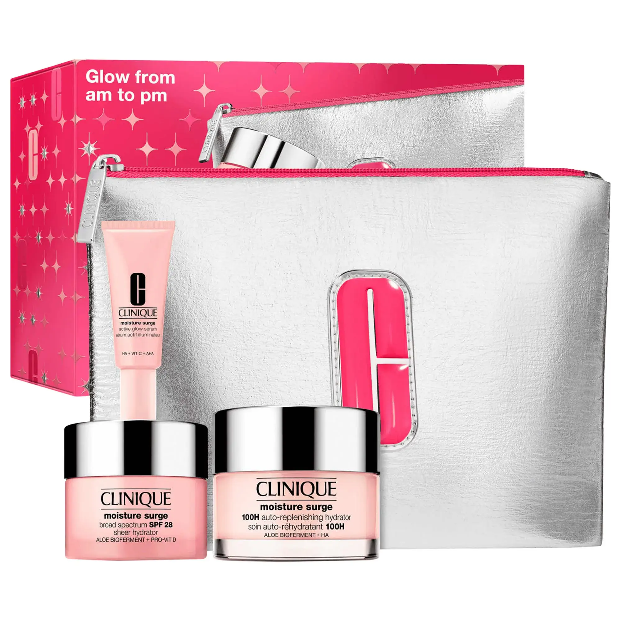 CLINIQUE Glow from AM to PM Moisture Surge Skincare Gift Set